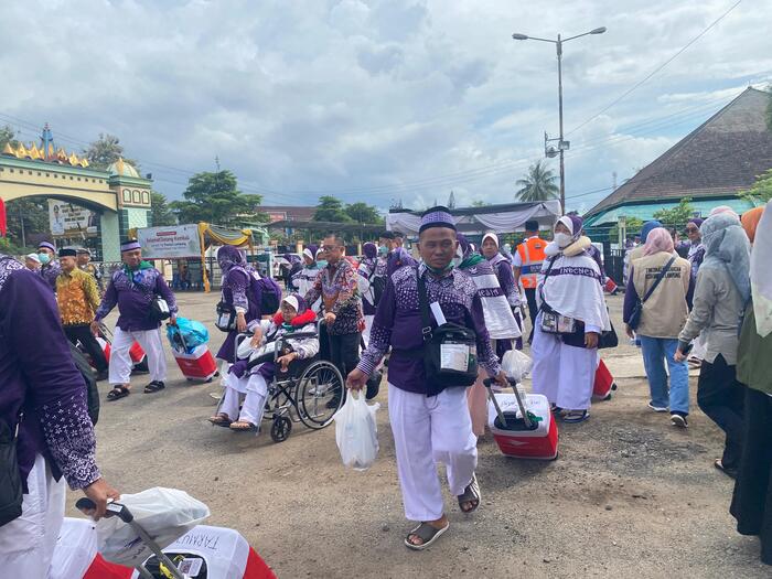 Jamaah Haji Kloter 16 JKG Provinsi Lampung Telah Tiba