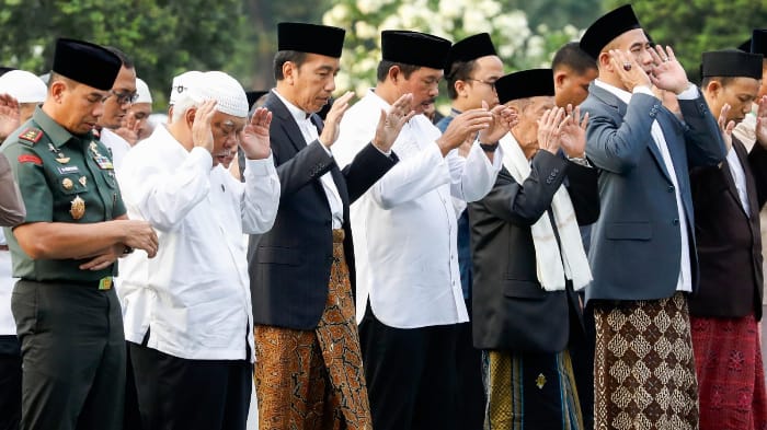 Presiden Jokowi Laksanakan Shalat Idul Adha di Semarang