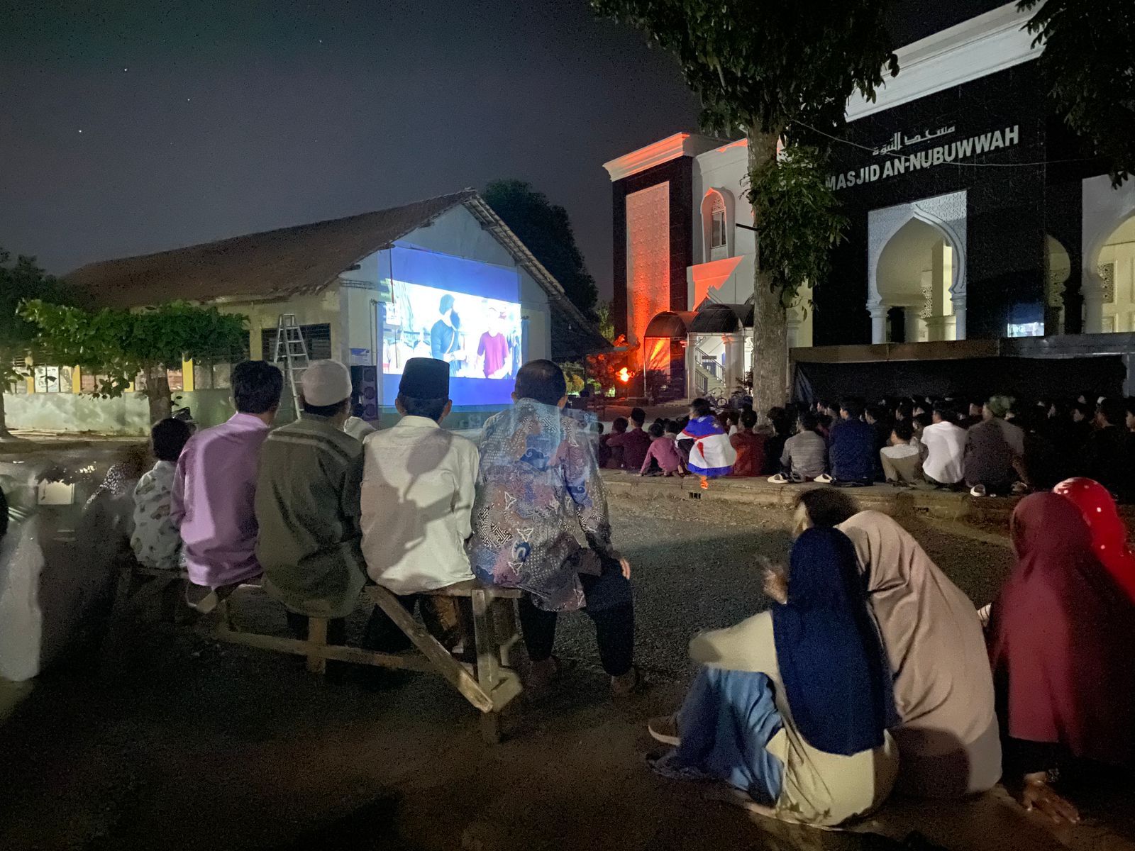 Nobar Film Hayya, Solidaritas dari Ponpes Al-Fatah Lampung untuk Palestina