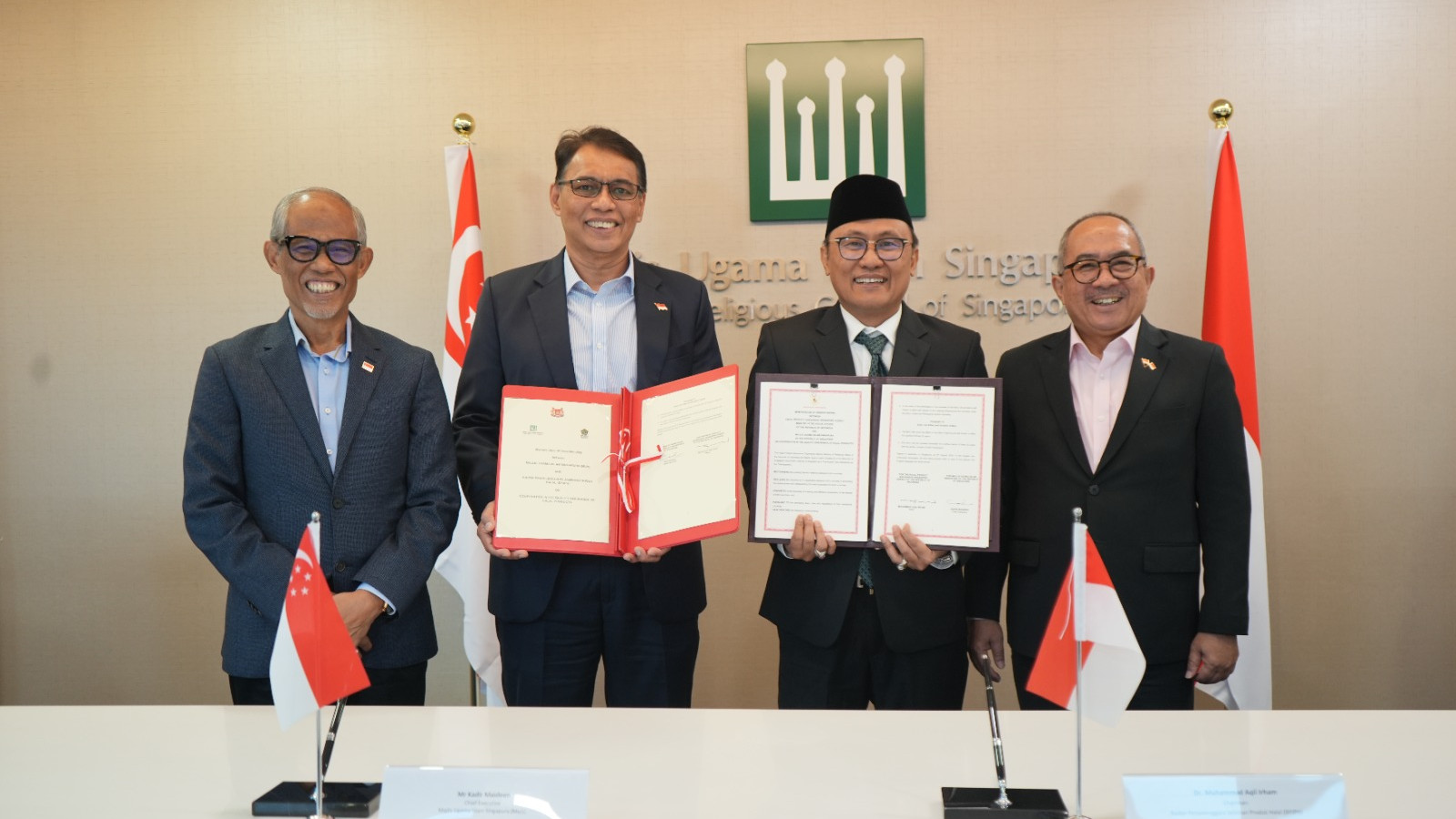 Indonesia-Singapura Tandatangani MoU Jaminan Produk Halal