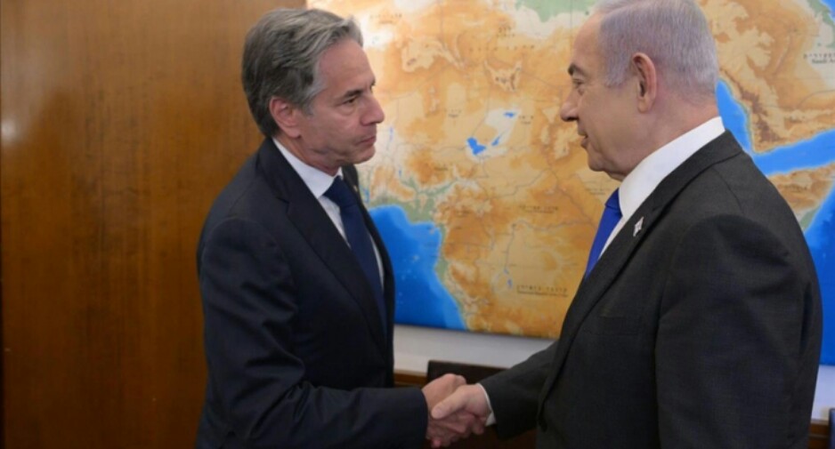 Menteri Luar Negeri Amerika Serikat Anthony Blinken (kiri) dan Perdana menteri Israel Benjamin Netanyahu (kanan) (foto: Anadolu Agency)