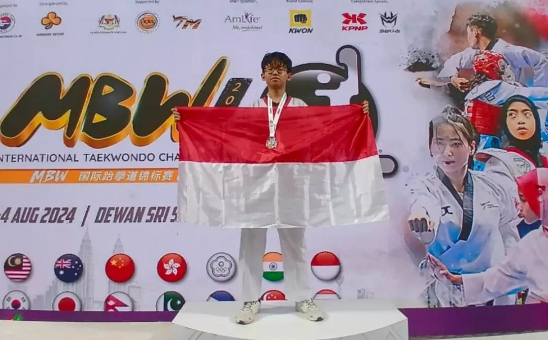 Siswa SMP IT Insan Mandiri Cibubur Juara Tiga Turnamen Taekwondo Malaysia