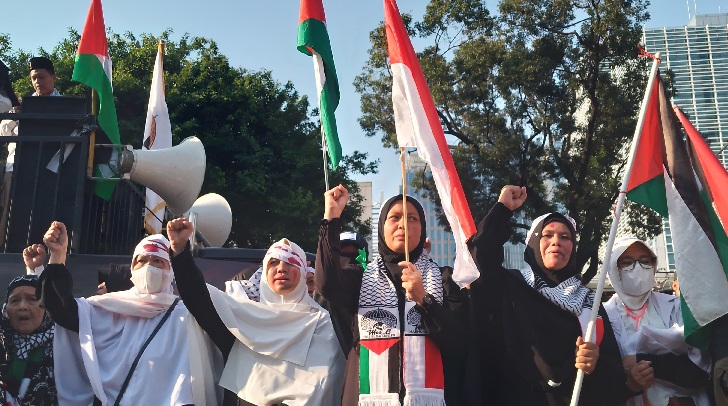 Pekikan Wanita Indonesia untuk Perjuangan Palestina