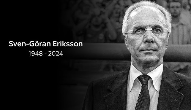 Pelatih Sepak Bola Sven Goran Eriksson Meninggal Dunia