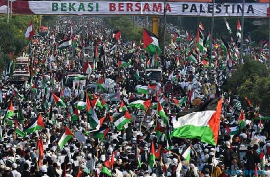 Bekasi Bersama Palestina di Islamic Center Hadirkan Syekh Muraweh Mosa