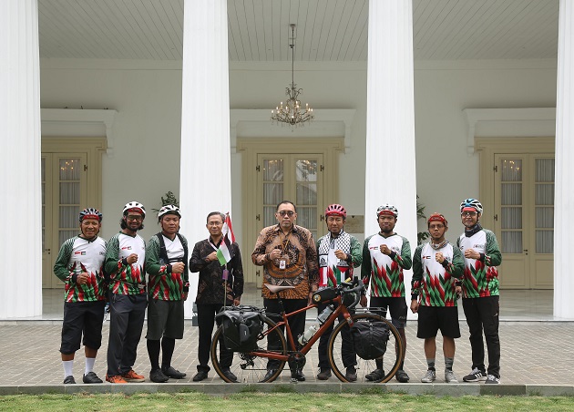 Gerakan “1000 KM Ride for Palestine” Tiba di Jakarta